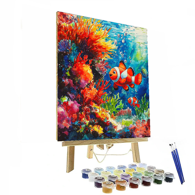 Sebastian Under The Sea - Disney Inspired Paint By Numbers Kits