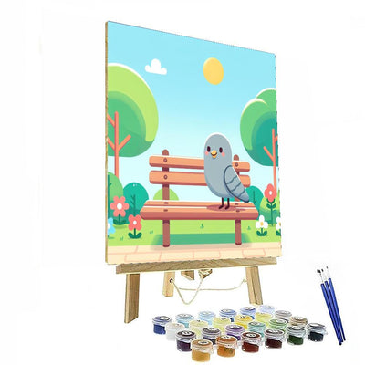 Whimsical Pigeon Paint By Numbers Kits