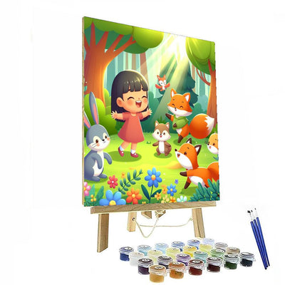 Forest Friends Journey Paint By Numbers