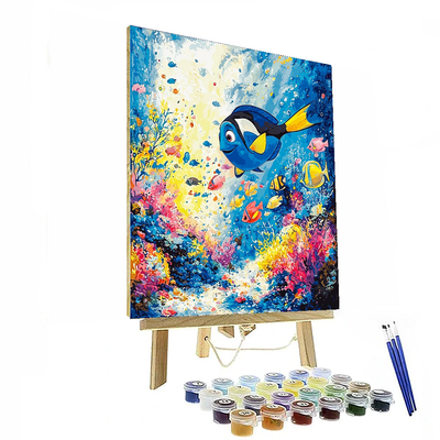 Finding Dory's Ocean Quest - Disney Inspired Paint By Numbers Kits