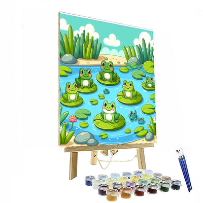 Froggy Pond Life Numbered Painting Kits