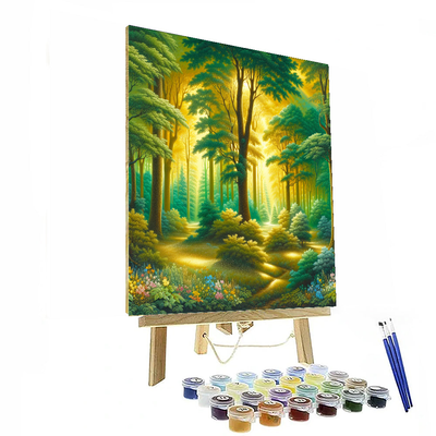 Majestic Forest Escape Paint By Color