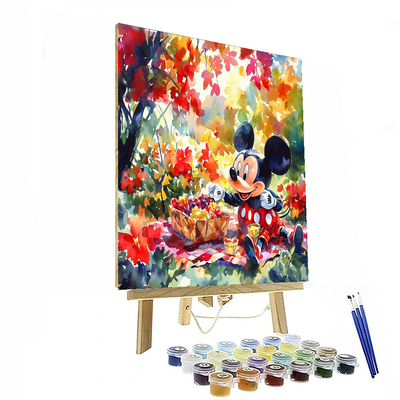 Mickey's Fun Time Picnic - Disney Inspired Painting By Numbers Kit