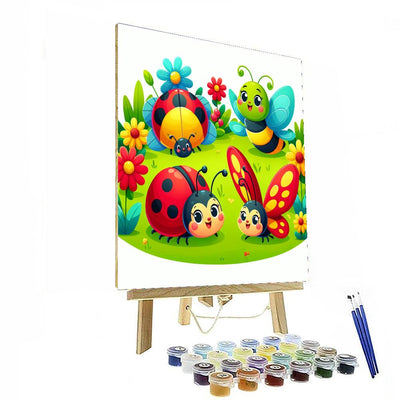 Charming Insects Painting By Numbers Kit