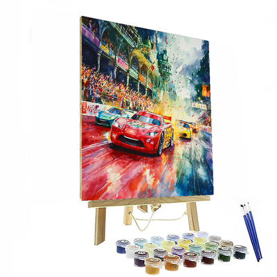 Cars' Racing Adventure - Disney Inspired Paint By Numbers Kits