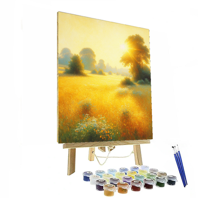 Sunlit Field Of Dreams Painting By Numbers Kit