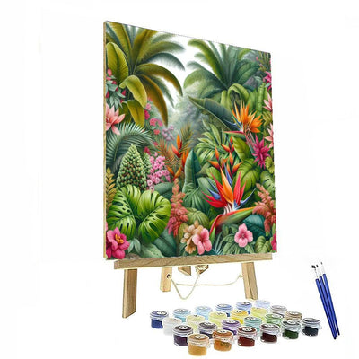 Tropical Paradise Bliss Painting Number Kit