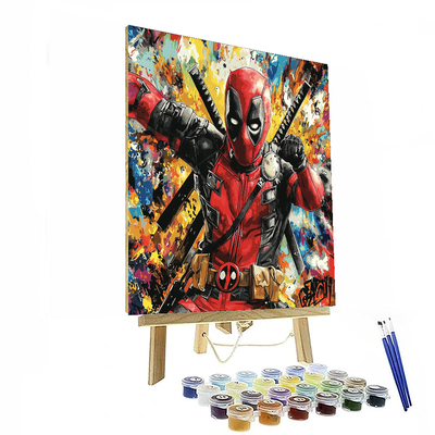 Ryan Reynolds: The Charismatic Deadpool Of Laughter Numbered Painting Kits