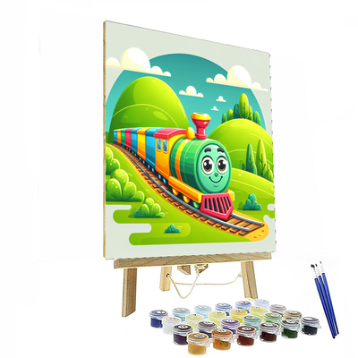 Fun Train Adventure Paint By Number