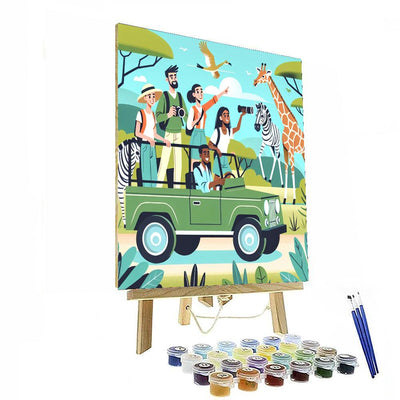 Safari Explorers' Trek Paint By Color