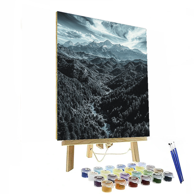 Ansel Adams Inspired In Harmony With Nature  Painting By Numbers Kit