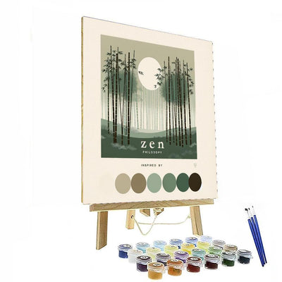 Zen Bamboo Retreat Paint By Number