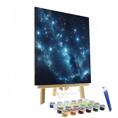 Majestic Night Sky Constellations Paint By Color