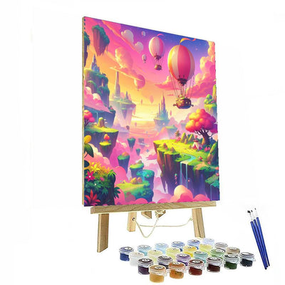 Fantasy Sky Realm Paint By Numbers