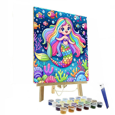 Dancing Mermaid Painting By Numbers Kit