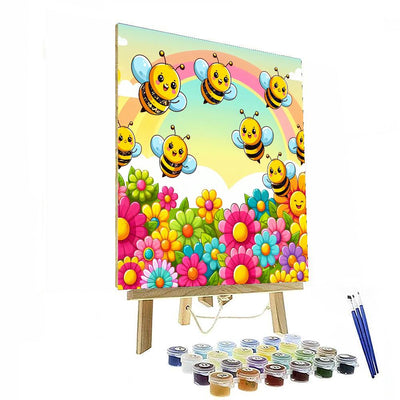 Buzzy Bees Paint By Numbers Art