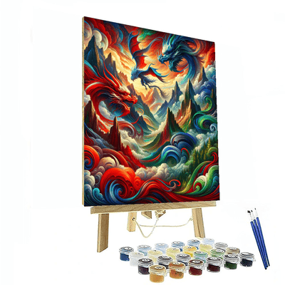 Epic Dragon's Realm Paint By Color