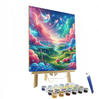 Dreamy Fantasy Landscape Painting By Numbers Kit