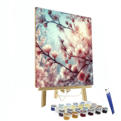 Gentle Springtime Blossoms Painting Number Kit