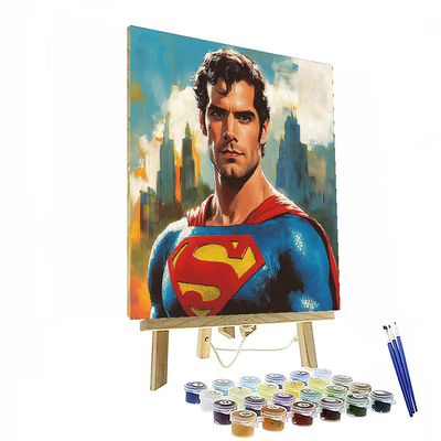 Henry Cavill: The Man Of Steel And Charisma Painting By Numbers Kit