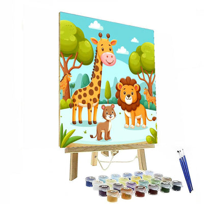 Zoo Animal Kingdom Paint By Color