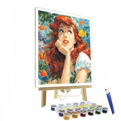 The Little Mermaid Ariel's Undersea Kingdom - Disney Inspired Paint By Numbers