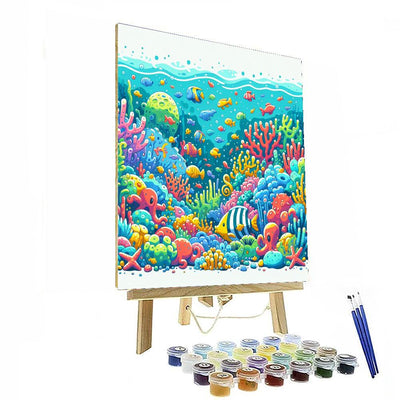 Undersea Utopia Painting By Numbers Kit