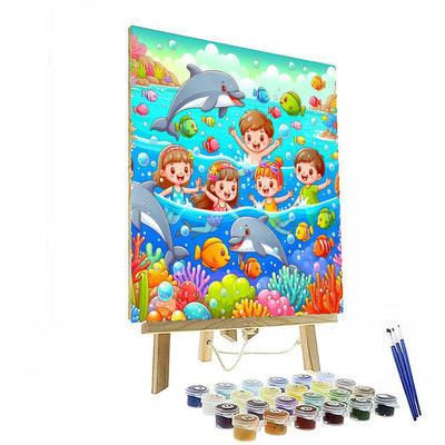 Underwater Adventure Exploration Paint By Color