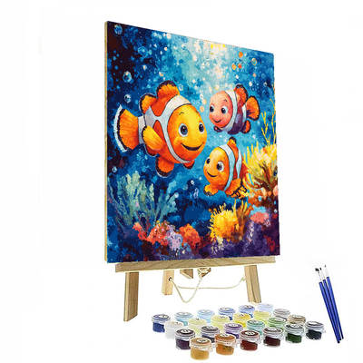 Finding Nemo's Underwater Quest - Disney Inspired Numbered Painting Kits