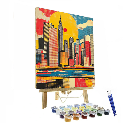 Roy Lichtenstein Inspired Metropolitan Essence  Paint By Numbers Kits