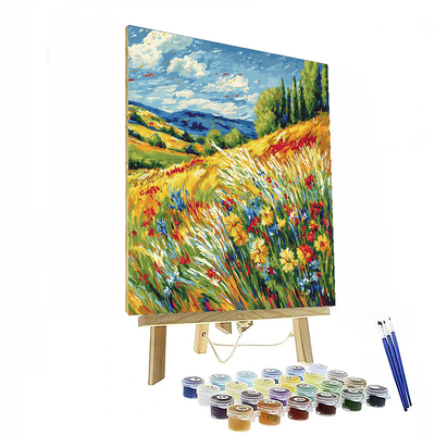 Vincent Van Gogh Inspired Colors Of The Wind  Paint By Numbers Kits