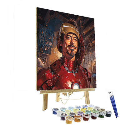 Robert Downey Jr.: The Iron Innovator Paint By Numbers Kits