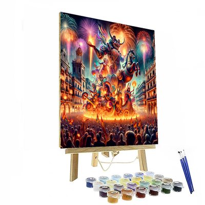 Las Fallas - Valencia Painting By Numbers Kit