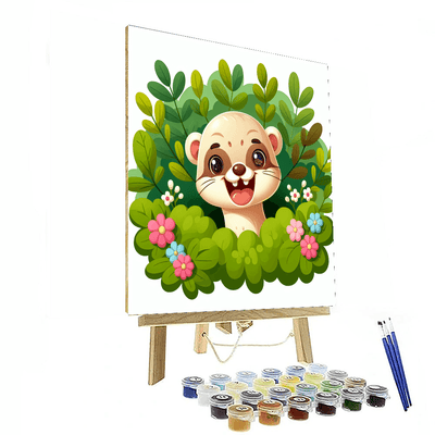 Friendly Ferret Painting By Numbers Kit