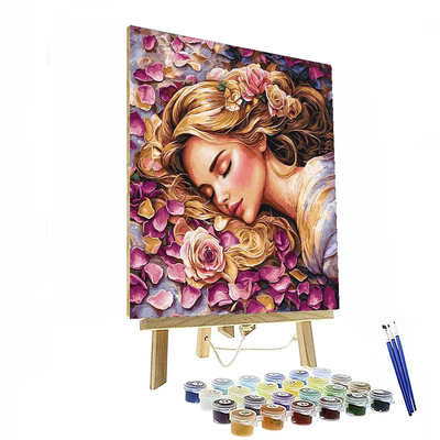 Sleeping Beauty's Royal Slumber - Disney Inspired Paint By Number