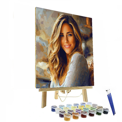 Jennifer Aniston: The Charming Icon Of Romance Painting Number Kit