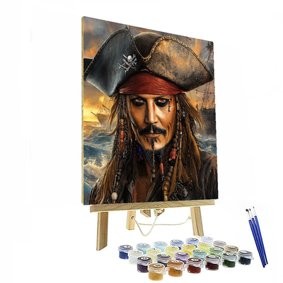 Johnny Depp: Eccentric Brilliance Uncaged Painting By Numbers Kit