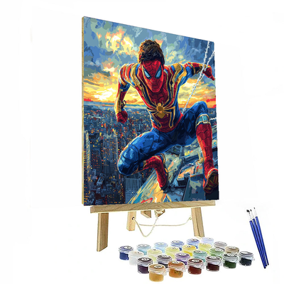 Tom Holland: The Web-slinger Of Youth And Spirit Numbered Painting Kits