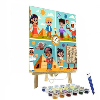 Time-traveling Adventurers Numbered Painting Kits