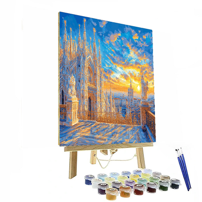 Milan Cathedral Number Painting