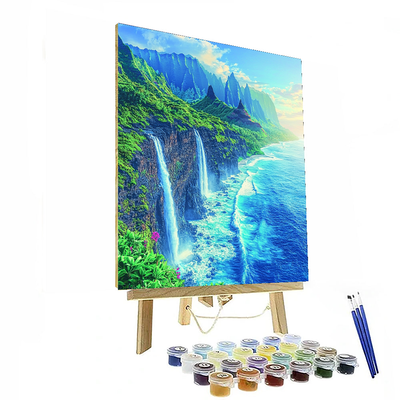 Kauai's Na Pali Coast Numbered Painting Kits