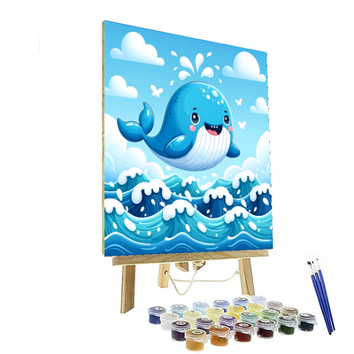 Adventurous Whale Numbered Painting Kits