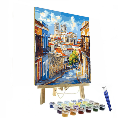 Walled City Of Cartagena - Colombia Paint By Numbers Kits