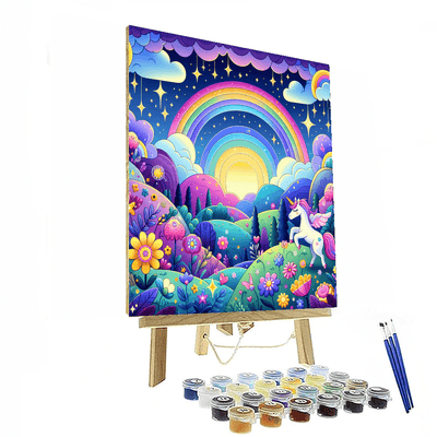 Unicorn Fantasy Realm Painting By Numbers Kit