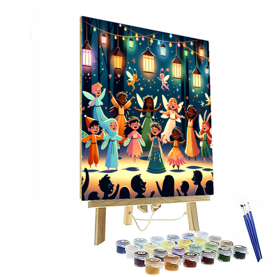 Forest Fairy Celebration Painting By Numbers Kit