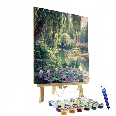 Claude Monet Inspired Ethereal Garden Dreamscape  DIY Paint By Numbers