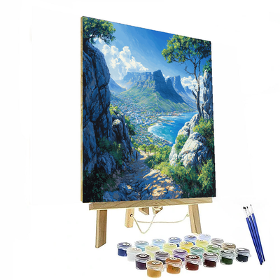 Table Mountain National Park Painting By Numbers Kit