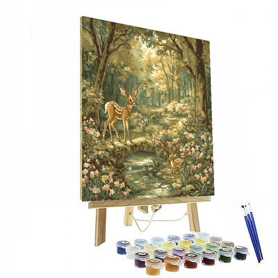 Bambi's Gentle Forest - Disney Inspired Numbered Painting Kits