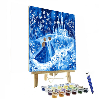 Frozen Friends' Ice Adventure - Disney Inspired Paint By Color