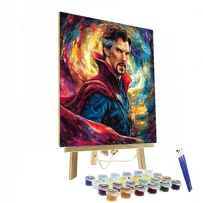 Benedict Cumberbatch: The Sorcerer's Mastery As Doctor Strange Paint By Color